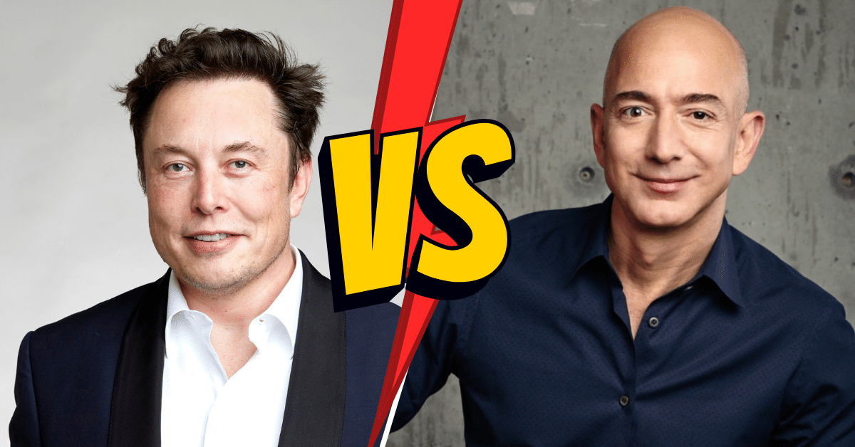 Elon Musk vs Jeff Bezos History of Rivalry