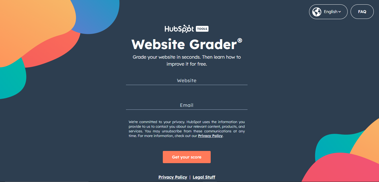 HubSpot Website Grader